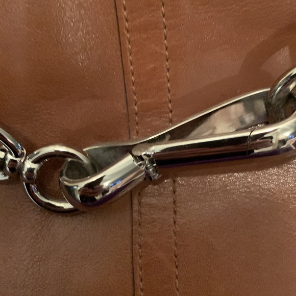 Coach EUC handbag, dark camel colour - Picture 15 of 16